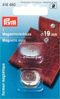 Articole geantă: Capse magnetice pentru geantă 19mm finisaj argintiu