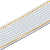 Bandă elastică conturată 15 mm alb